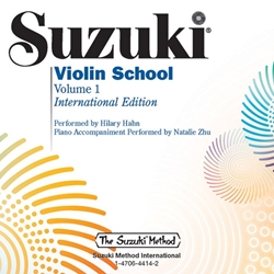 Suzuki Violin School, Volume 1 CD - International Edition -