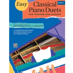 Easy Classical Piano Duets for Teacher and Student Book 1 - Easy