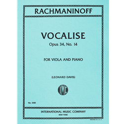 Vocalise Op.34, No.14 -