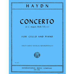 Concerto in C Major Hob. VII, No. 1 For Cello and Piano -