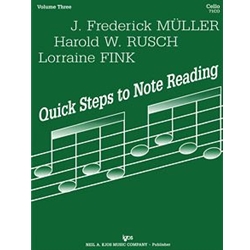 Quick Steps to Note Reading, Volume 3 - Intermediate