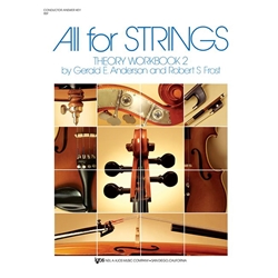 All For Strings, Theory Workbook 2 - Conductor Answer Key - Beginning