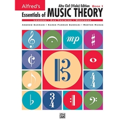 Essentials of Music Theory Alto Clef (Viola) Book 1