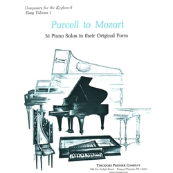 Purcell to Mozart - Composers for the Keyboard Easy Volume 1 -