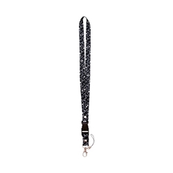 AIM 44451 Black and White Notes Lanyard