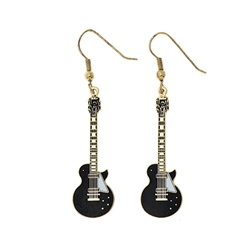 Les Paul Custom Guitar Earrings