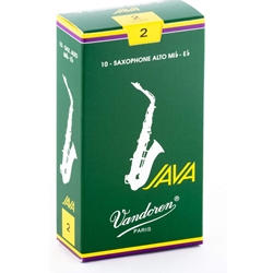Vandoren Alto Sax Reeds - Java - Box of 10