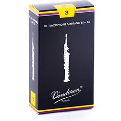 Vandoren Soprano Sax Reeds - Traditional - Box of 10