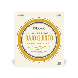 D'Addario EJS85 Bajo Quinto Set - Stainless Steel 26-78