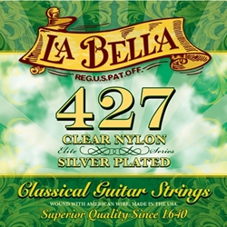 La Bella 427 Elite Classical Guitar Set Medium Tension