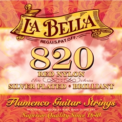 La Bella  820 Flamenco Guitar String Set Medium Tension