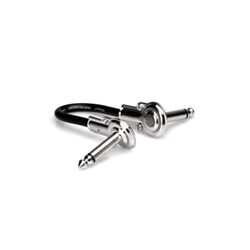 Hosa Guitar Patch Cable - Low-profile Right-angle to Same - 6"