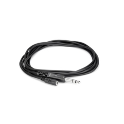 Hosa Headphone Adapter Cable - 3.5 mm TRS to 1/4 in TRS - 10'