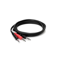 Hosa Insert Cable - 
1/4 in TRS to Dual 1/4 in TS - 10'