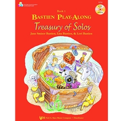 Bastien Play Along Treasury Of Solos 1 w/CD -