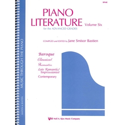 Piano Literature Volume 6 -
