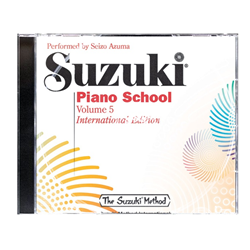 Suzuki Piano School Volume 5 - CD New International Edition - 5