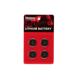 D'Addario 3V Lithium Battery - 4 Pack