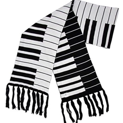 Fine Knit Keyboard Scarf