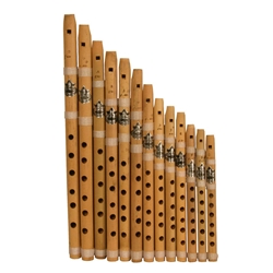 Nabi & Sons WHCS Bamboo Whistle Set -13 Pieces