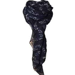 Fashion Scarf - Navy