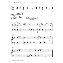 Developing Artist: Piano Sightreading - Book 1 - Late Elementary