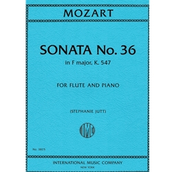 Sonata No. 36 in F Major K. 547 -
