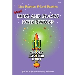 Theory Boosters More! Lines and Spaces Notespeller -