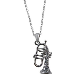 AIM N444 Tuba Necklace w/ Rhinestones