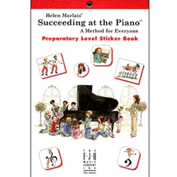 Succeeding at the Piano Sticker Book Prep -