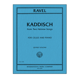 Kaddisch from Two Hebrew Songs for Cello and Piano -