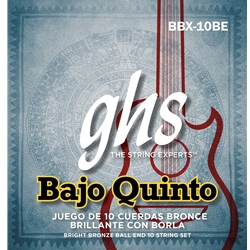 GHS BBX-10BE Bajo Quinto Set - Ball End 24-78