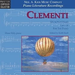 Clementi Six Sonatinas Op.36 CD -