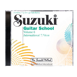 Suzuki Guitar School Volume 6 - CD International Edition -