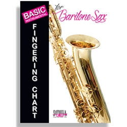 Basic Instrumental Fingering Chart for Baritone Sax -