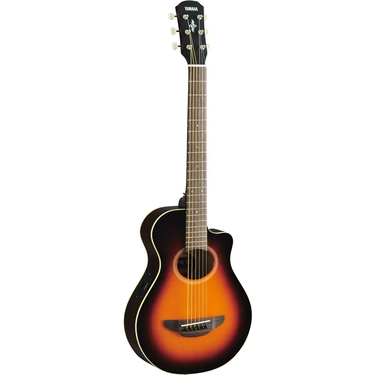 Old Violin Sunburst Travel Guitar
