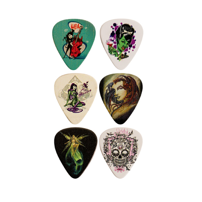 Goth Girl Heavy - .96mm Picks