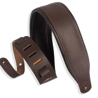 Dark Brown 3" Wide Guitar