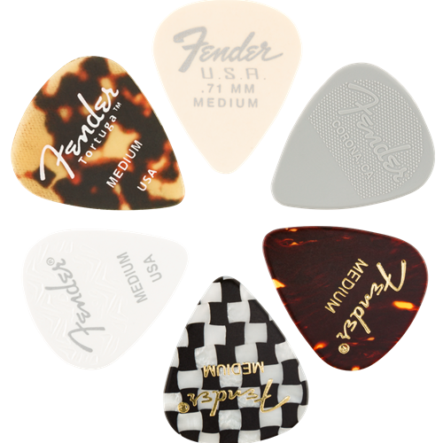 Fender Material Medley - 6 Pick Pack