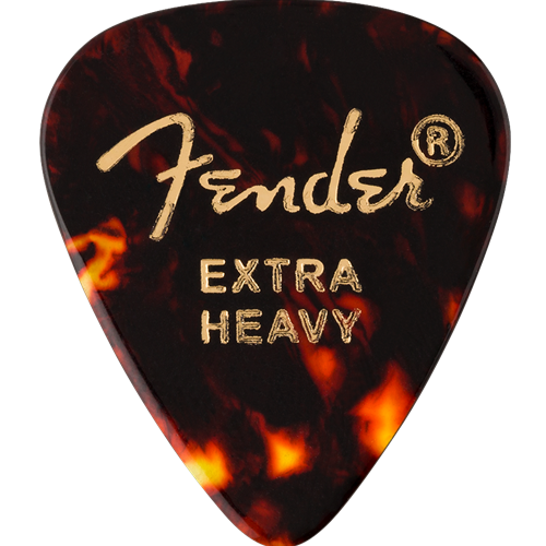 Fender 351 Standard Shape Pick Pack (12) Extra Heavy