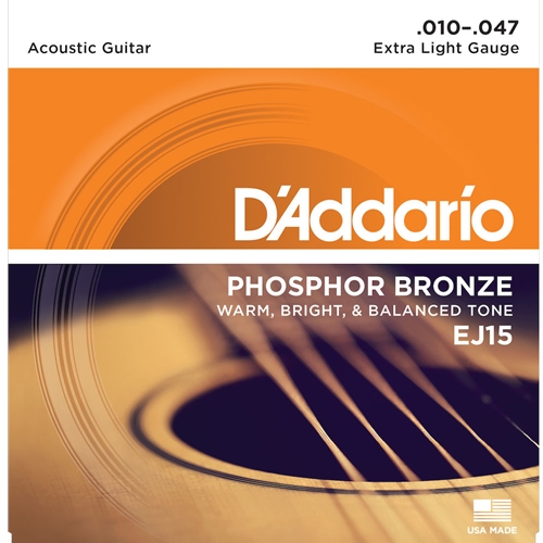 D'Addario Acoustic Guitar Set - Phosphor Bronze