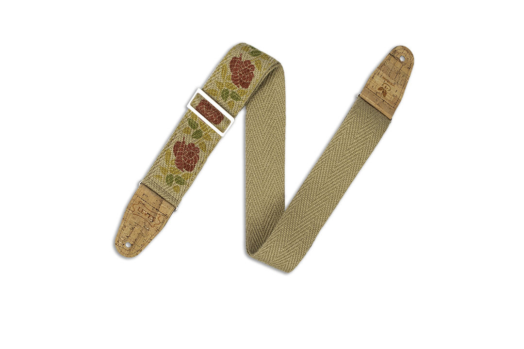 Levy's Leathers MH8P Guitar Strap - Natural Cork Ends 2" Wide